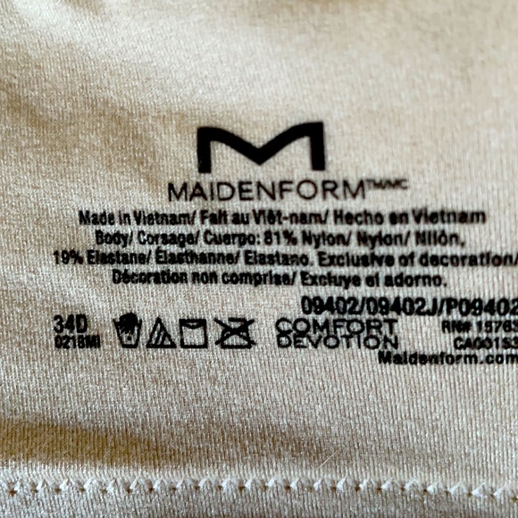 NWT Maidenform sz 34D - Picture 4 of 4